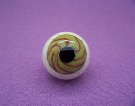 Stunning Lampwork Glass Eyeball Marble With Beautiful Hazel Etsy Glass Eyeballs Lampwork