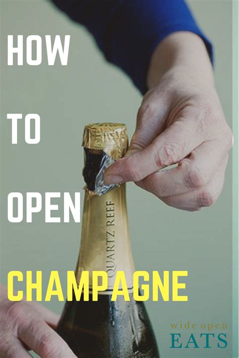 Here's what you should be doing instead, according to an expert. How to Open a Champagne Bottle Without Popping Your Eye ...