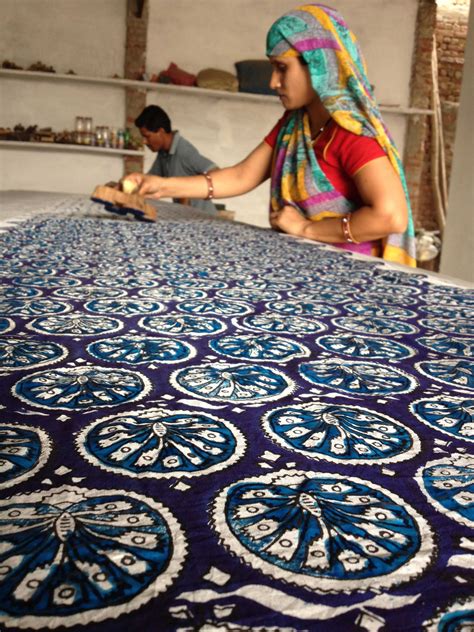 The Colors And Crafts Of India Block Printing Fabric Indian Textiles