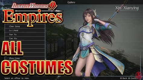Dynasty Warriors 9 Empires All Characters Costumes Informal