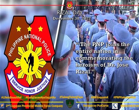 Rizal Day 2nd Cagayan Provincial Mobile Force Company Facebook