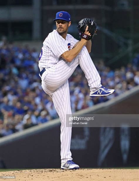 cole hamels of the chicago cubs pitches on his way to a complete game news photo getty images