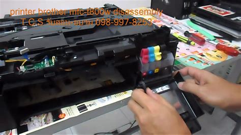 Original brother ink cartridges and toner cartridges print perfectly every time. printer brother mfc t800w disassembly - YouTube