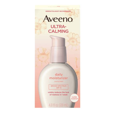 Aveeno Ultra Calming Facial Moisturizer With Calming Feverfew Soothing