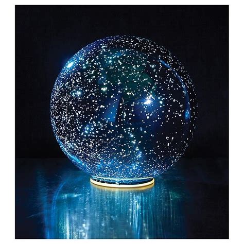 Lighted Mercury Glass Spheres Blue Glow Stick Jars Glow Sticks Glow