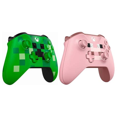 Xbox One Bluetooth Wireless Controller Minecraft Creeper And Pig