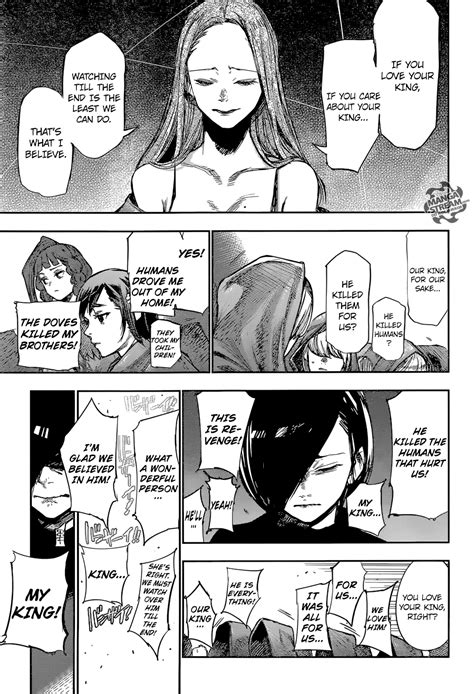 Although the atmosphere in tokyo has changed drastically due to the increased influence of the ccg, ghouls continue to pose a problem as they have begun taking caution, especially the terrorist organization aogiri tree, who acknowledge the ccg's growing threat to their existence. Tokyo Ghoul:re 148 - Page 19 - Manga Stream | Tokyo ghoul ...