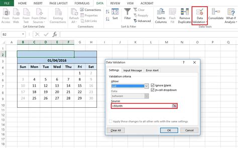 How To Create A Drop Down Calendar In Excel Template Calendar