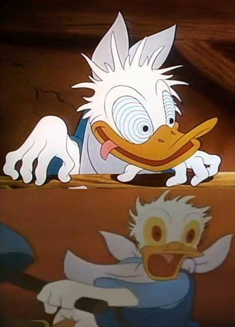 Crazy Donald Duck Fun And Fancy Free 1947 Disney Art Scared Child