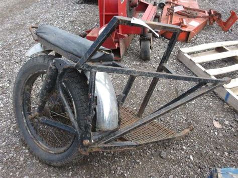 Older Homemade Motorcycle Sidecar As Is Albrecht Auction Service