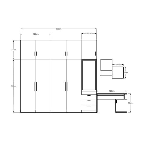 Typically bedrooms with the longest wall up to 12 feet will accommodate a full size or smaller bed, two nightstands and medium dimensions dresser. Dimensions | Wardrobe design bedroom, Wardrobe interior ...