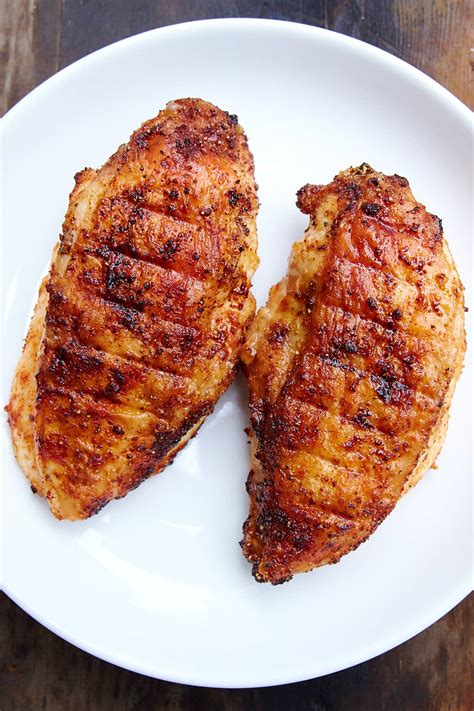 Sprinkle with 1/2 teaspoon salt and a few grinds of pepper on both sides. Air Fryer Sesame Chicken Breast - i FOOD Blogger