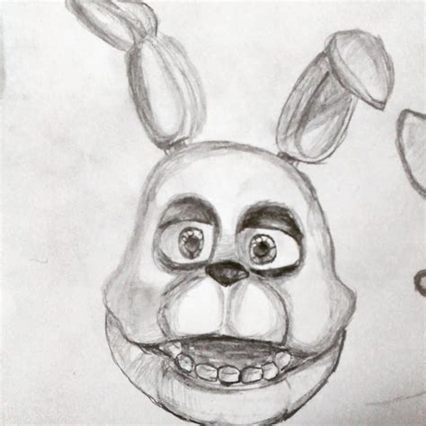 Bonnie The Bunny Pencil Drawing Fivenightsatfreddys