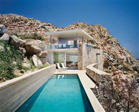 Modern Home Built Into Mexican Cliff Will Ask 10 Million Hamptons