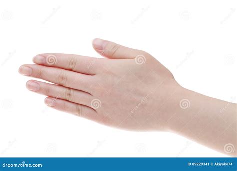 Female Back Hands Stock Image Image Of Count Closed 89229341