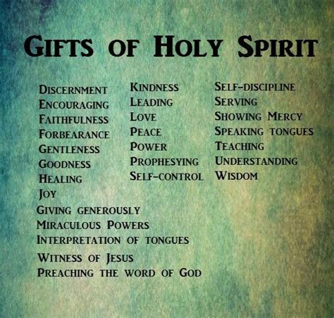 What Does The Bible Say About Gifts Of The Holy Spirit Bible Portal