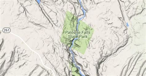 Palouse Falls Trail Map