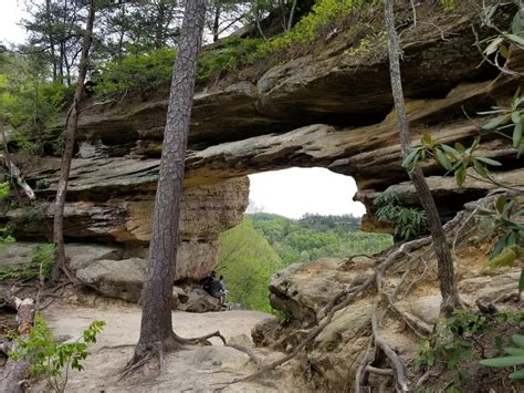 Double Arch Red River Gorge Kentucky Usa Hiking