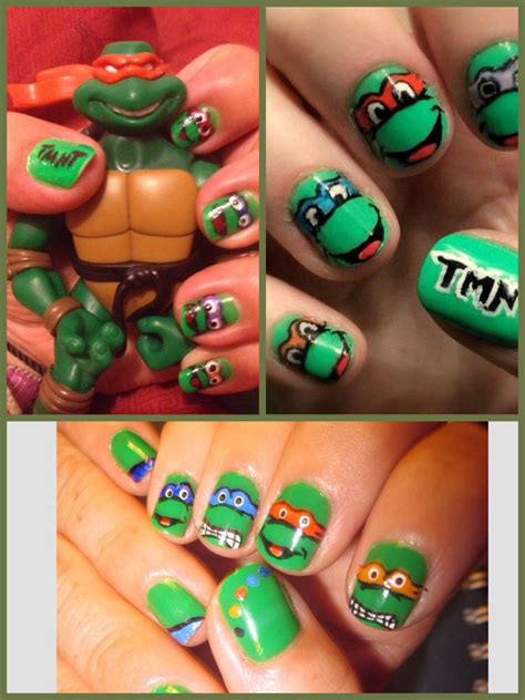 Did My Nails The Teenage Mutant Ninja Turtles Turtles Nails Turtle