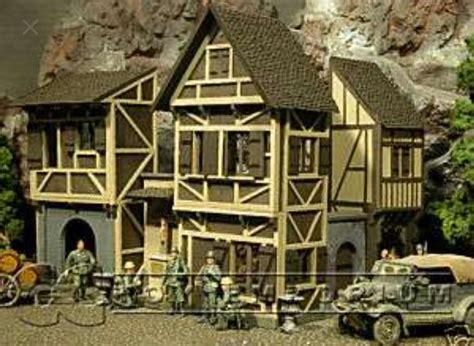135 Scale Rare Verlinden German Old City Ww2 Miniature Buildings For
