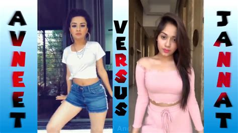 Avneet Kaur Vs Jannat Zubair Rahmani Tiktok On Same Dialoguessongs