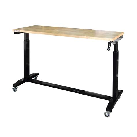 Husky 46in adjustable height work table (bench) review & modifications easy and beautiful bottle painting best standing desk under $300 did i find the best sit stand desk? Husky 62 in. x 24 in. D Work Table, Black | Shop Your Way ...