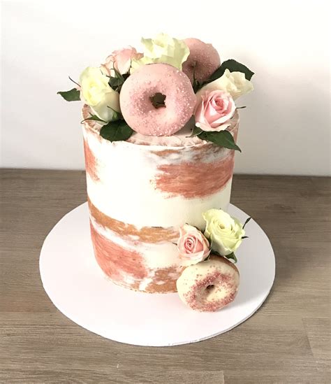 There's not much more beautiful than a cake adorned with fresh flowers. Nancy's Cakehouse on Twitter: "30th Birthday Semi Naked ...