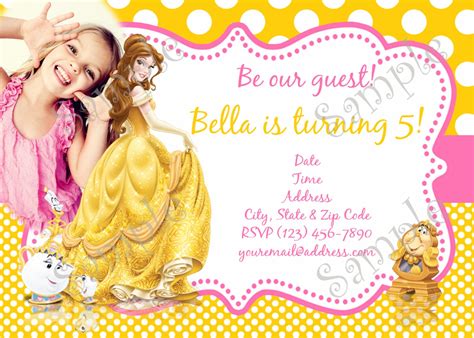 Papelpintadodesigns On Belle Birthday Party Belle