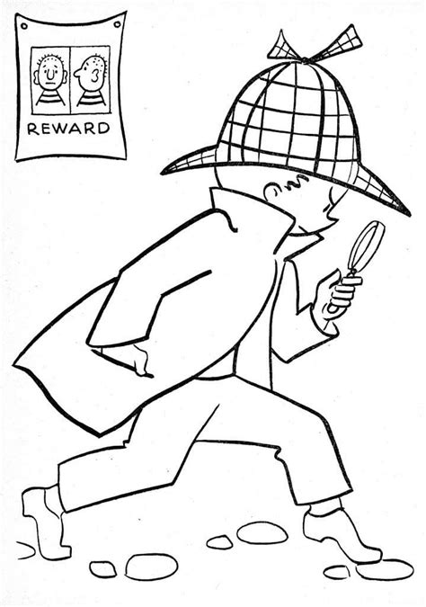 26 Best Ideas For Coloring Detective Coloring Pages