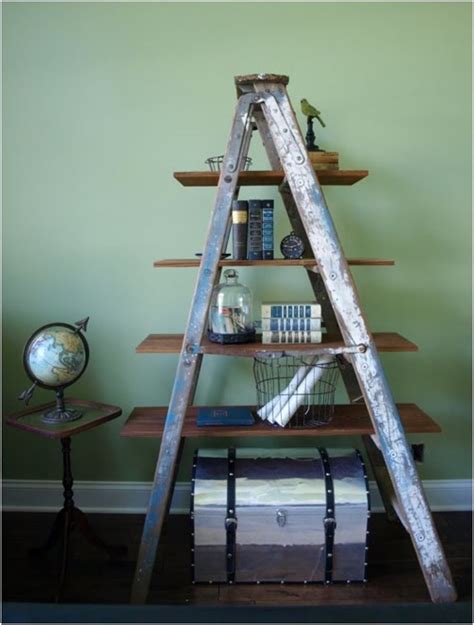 Top 10 Repurposed Old Ladders Old Wooden Ladders Old Ladder Vintage