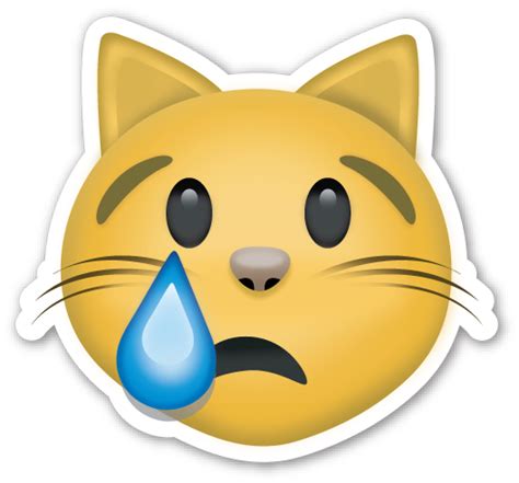 Depicted as yellow on major platforms. Crying Cat Face | Decoração de caderno, Emoticons, Figuras