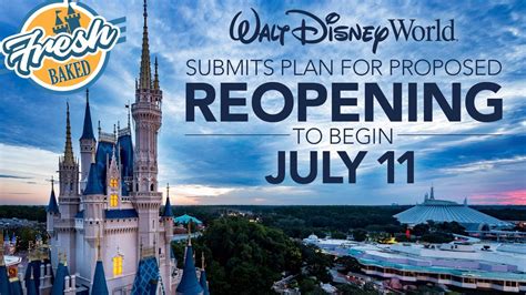 Walt Disney World To Re Open July 11th 2020 05 27 Youtube