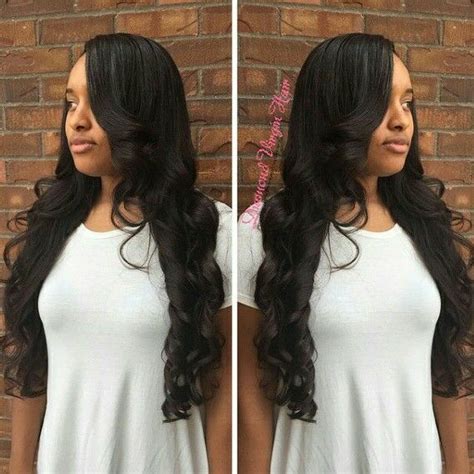 This Beautiful Sew In With Minimal Leave Out Was Installed And Styled