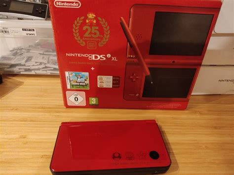 Modded Nintendo Dsi Xl Limited Mario Edition With 5000 Games Etsy