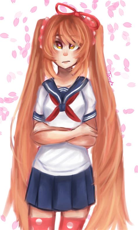 Osana Najimi Yandere Sim Fan Art By Tomato Chan Owo On Deviantart