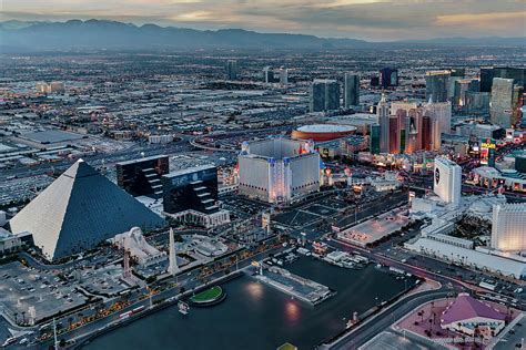 Vegas Strip Aerial Photograph By Susan Candelario Pixels