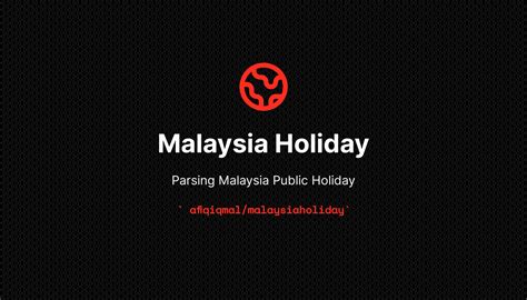 Selangor Public Holidays 2017 Grace Black