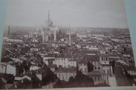 2 Photos Vintage Aix Les Bains Vue Generale Italie Milan Milano San