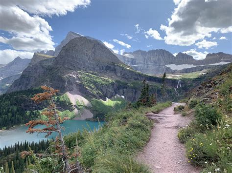 The Hike To Upper Grinnell Lake Glacier National Park Montana Usa