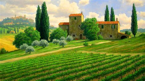 31 Tuscan Countryside Wallpaper Desktop On Wallpapersafari