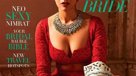 Nimrat Kaur Hot Photoshoot For Harper S Bazaar Magazine