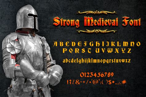 Strong Medieval Font By Owpictures · Creative Fabrica