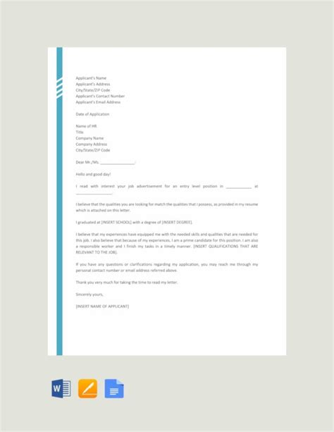 Writing a application letter templates can be quite tough, especially if it is your first time. 29+ Job Application Letter Examples - PDF, DOC | Free & Premium Templates