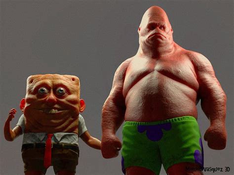 Artist Sculpts Spongebob As A Human Creating Stuff Of Nightmares