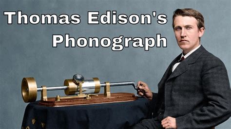St November Thomas Edison Announced His Phonograph The First
