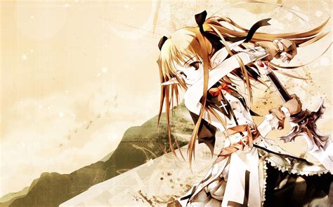Anime Female Warrior Wallpaper Wallpapersafari
