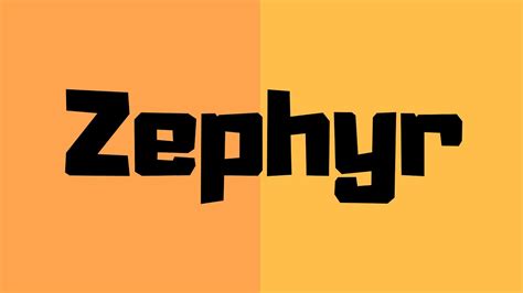 How To Pronounce Zephyr Zephyr Pronunciation Youtube