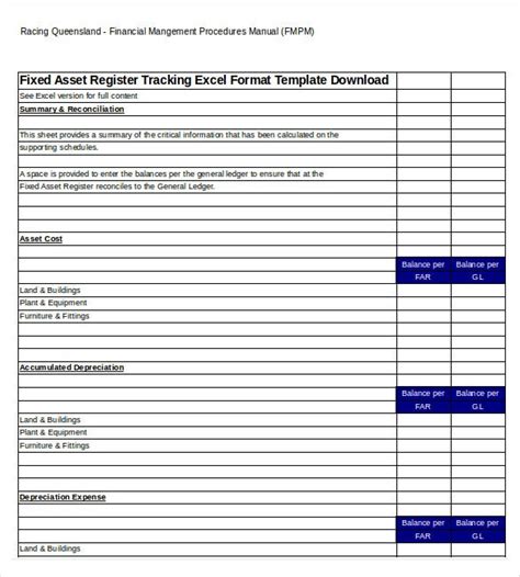 Excel Templates 8 Asset Tracking Templates U2013 Free Sample Example