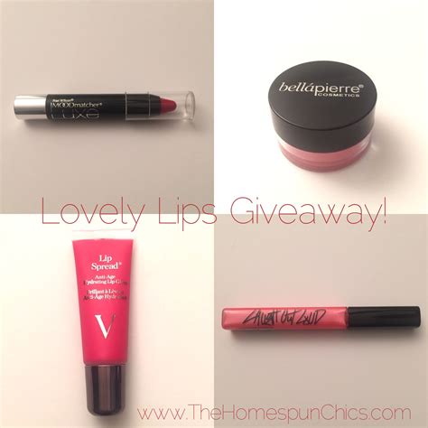 Lovely Lips Giveaway New And Improved You Giveaway Hop The Homespun Chics