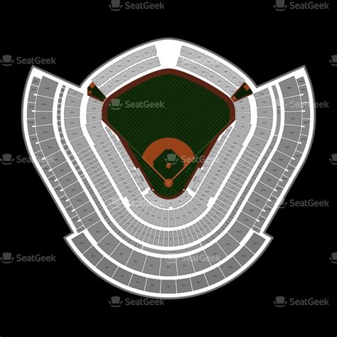 Dodger Stadium Seating Chart Map Seatgeek In The Awesome Along With